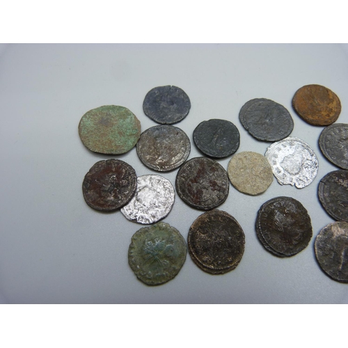 1077 - A collection of early coins