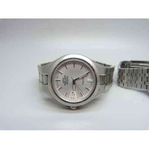 1088 - A Seiko automatic Hi-Beat wristwatch and one other Seiko wristwatch