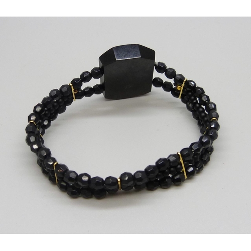 1146 - A jet bracelet