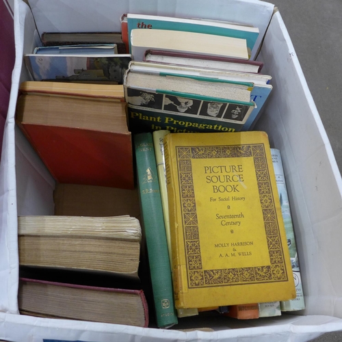 1203 - Three boxes of books, on a variety of subjects **PLEASE NOTE THIS LOT IS NOT ELIGIBLE FOR POSTING AN... 