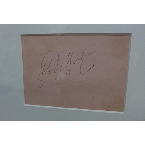 607 - Boxing, an autograph display, Randolph Turpin