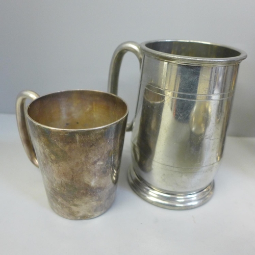 672 - Silver plated items including Elkington and Viners