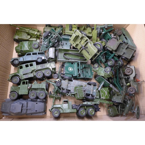 692 - Corgi and Dinky military die-cast vehicles