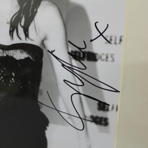 704 - A Kylie Minogue autographed photo