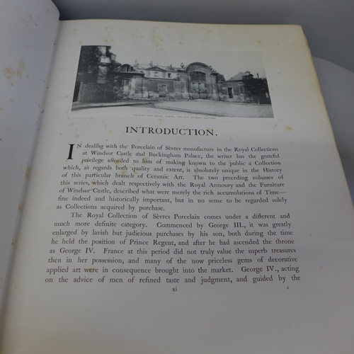 717 - Guy Francis Laking, Sevres Porcelain of Buckingham Palace and Windsor Castle, 1907, 63 illustrations