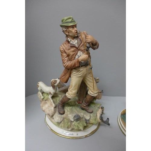 821 - Two Capodimonte figures