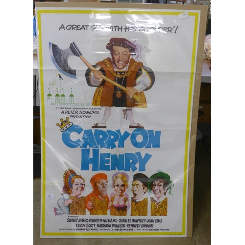 'Carry on Henry' film poster