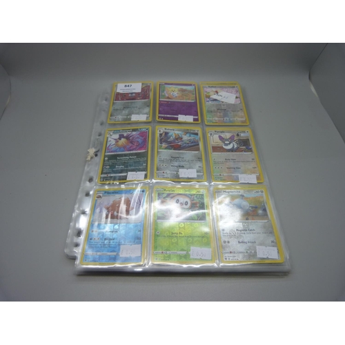 847 - 126 Pokemon Holo/Reverse Holo cards from multiple sets, including Astral Radiance, Evolving Skies, C... 