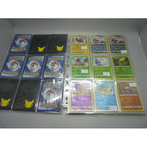 848 - 117 Pokemon Holo/Reverse Holo cards from multiple sets including Shining Fates, Darkness Ablaze, Viv... 