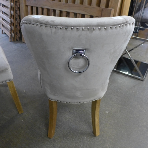 1463 - A pair of taupe Arlo chairs