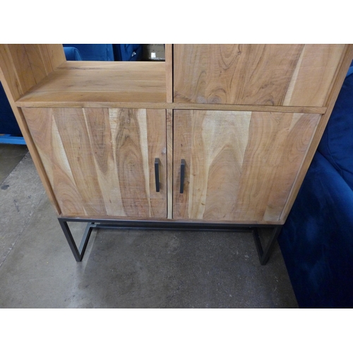 1496 - A Fire three door cabinet