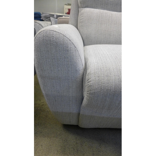 1546 - A grey upholstered two seater sofa