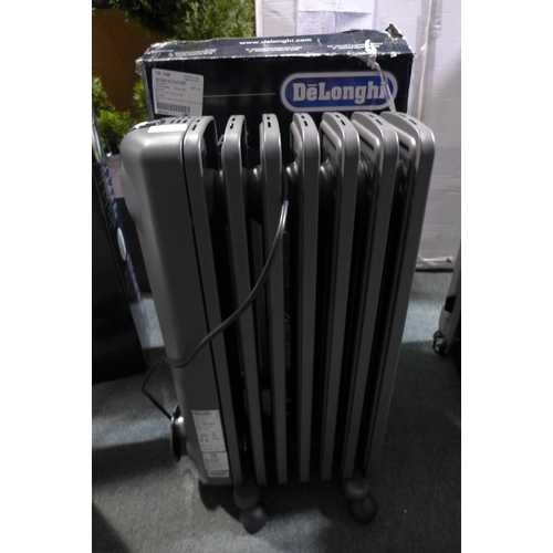 3038 - Delonghi Oil Filled Grey Radiator - TRRSO715E.G   (279-367)   * This lot is subject to vat