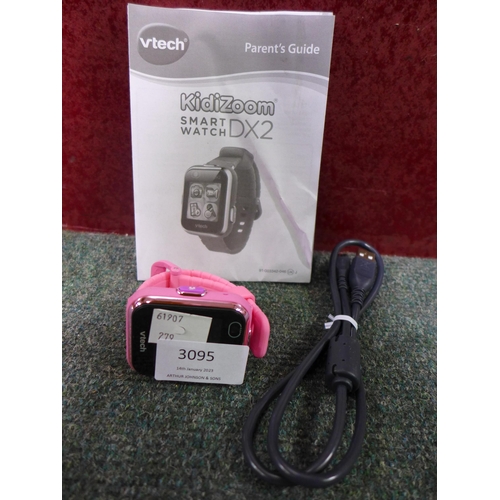 3095 - Vtech Smart Watch DX2  pink (279-309)   * This lot is subject to vat