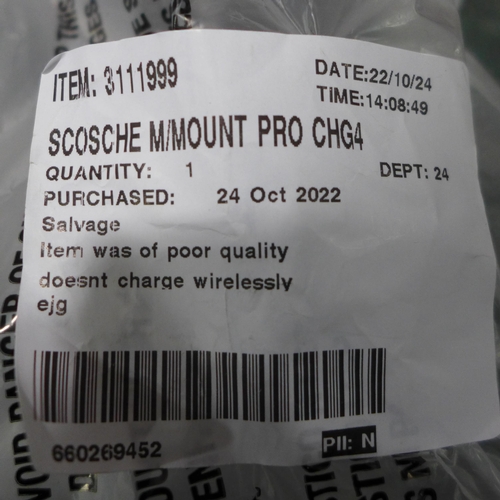 3104 - Scosche M/Mount Pro Chg4 - MPQ4V3EX2-CP (279-284)   * This lot is subject to vat