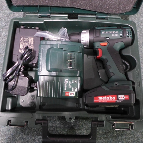 3109 - Metabo Hammer Drill and accessory set (incomplete) (279-260)   * This lot is subject to vat