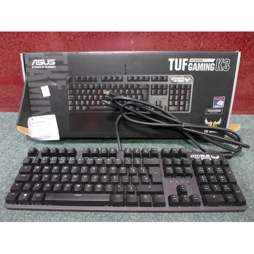 3113 - Asus Tuf Gaming Keyboard - K3 90MP01Q0-BKEA00  (279-40)   * This lot is subject to vat