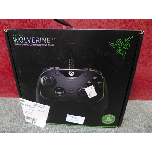 3114 - Razer Xbox Controller  Wolverine V2 Xbox   (279-169)   * This lot is subject to vat