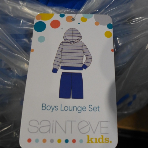 3132 - Bag of boys, Saint Eve 2-piece lounge sets, grey & blue, mixed size - approx. 20 sets * this lot is ... 