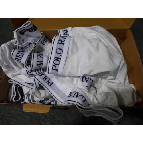 3157 - Box of men's mixed size Ralph Lauren boxer shorts * this lot is subject to VAT