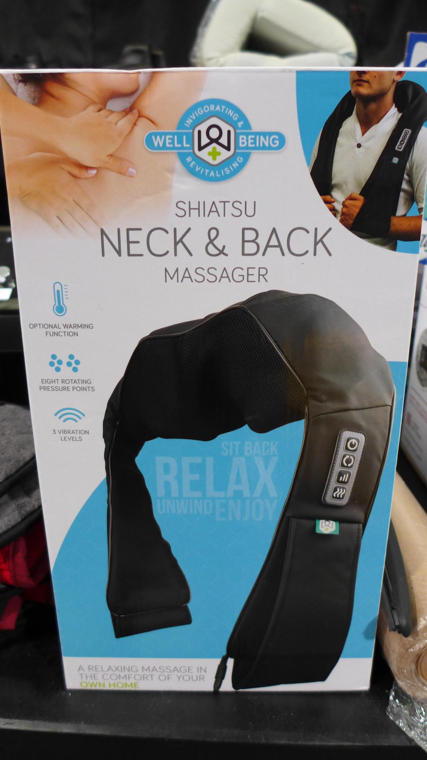 Resteck shiatsu neck and back massager - Matthews Auctioneers