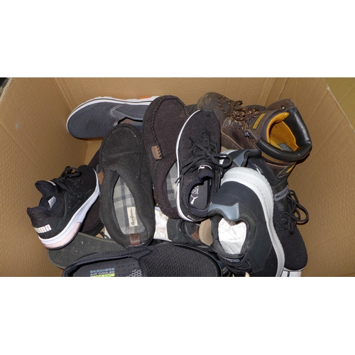 3424 - Box of odd/single shoes - ex-display/returns * this lot is subject to VAT