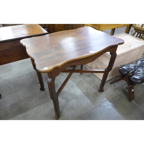 243 - A French fruitwood centre table