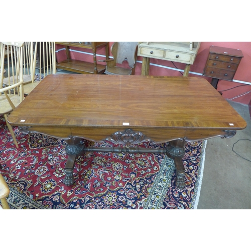 113 - A Regency mahogany library table