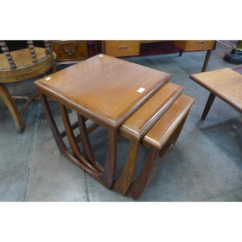 2 - A teak nest of tables