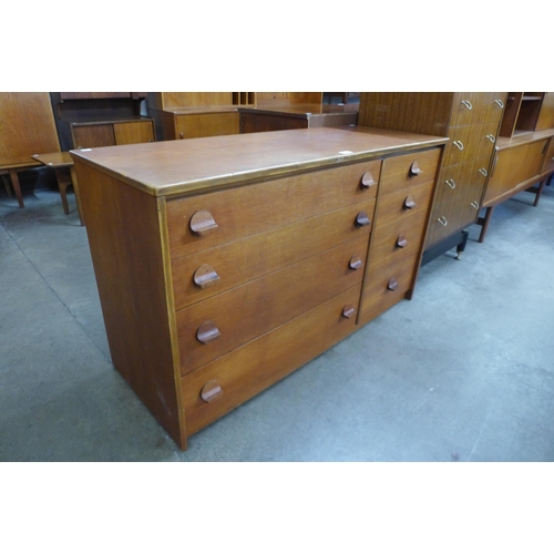 21 - A Stag Cantata teak chest of drawers