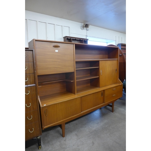 23 - An Elliotts of Newbury teak highboard