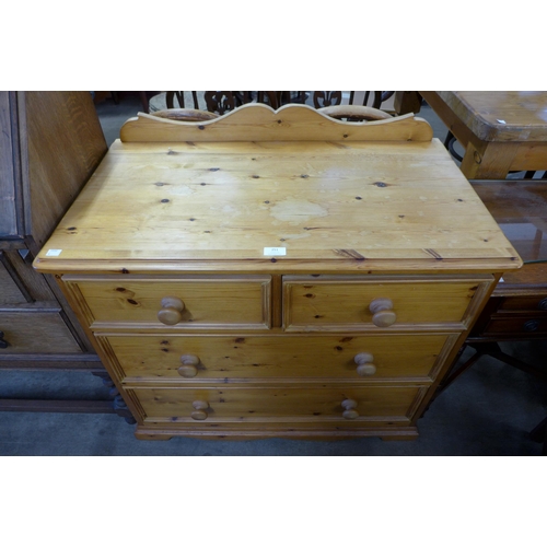 251 - A pine chest of drawers