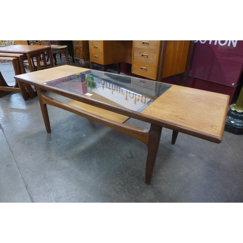 3 - A G-Plan Fresco teak and glass topped coffee table