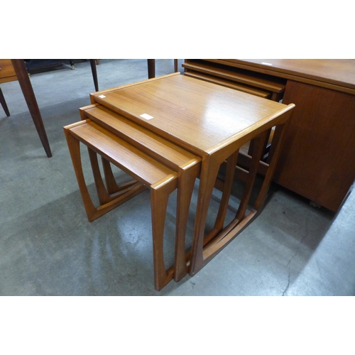 31 - A G-Plan Quadrille teak nest of tables