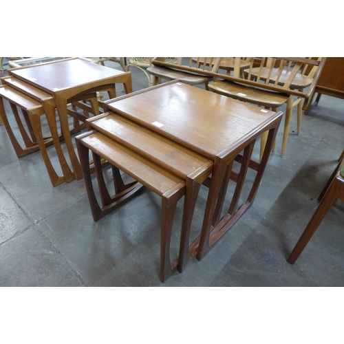 52 - A G-Plan Quadrille teak nest of tables