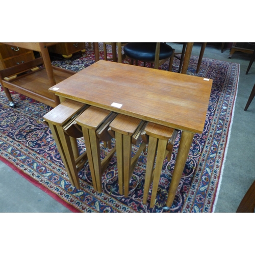 9 - A Poul Hundevad teak nest of tables