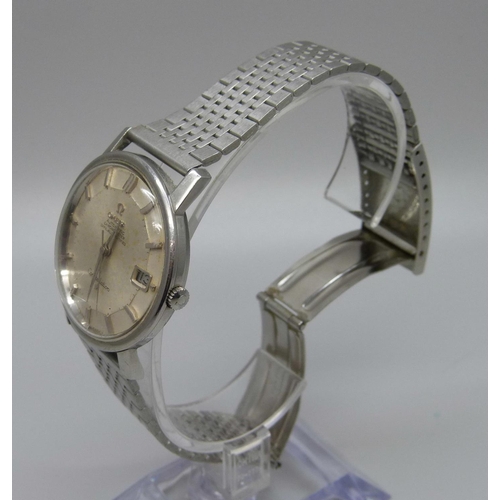 1003 - An Omega Constellation automatic chronometer wristwatch, with pie-pan dial, (not Omega bracelet)