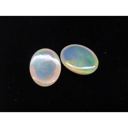 1006 - Two cut opals, 2.18cts