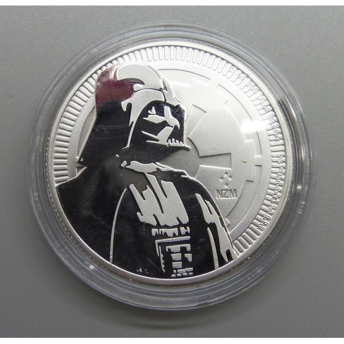 1018 - A Darth Vader 2017 two dollars collectors coin