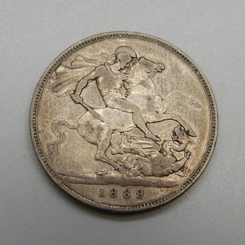 1030 - A Victorian 1889 crown