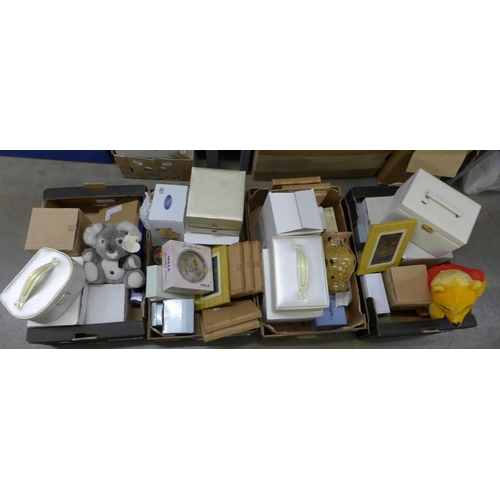 1121 - Jewellery boxes, plated items, vases, photographs frames, toys, etc. **PLEASE NOTE THIS LOT IS NOT E... 