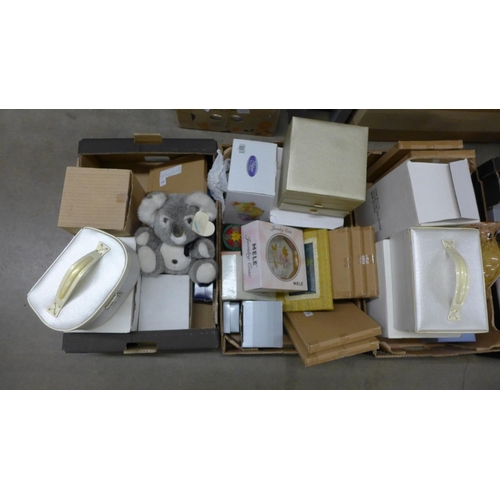 1121 - Jewellery boxes, plated items, vases, photographs frames, toys, etc. **PLEASE NOTE THIS LOT IS NOT E... 