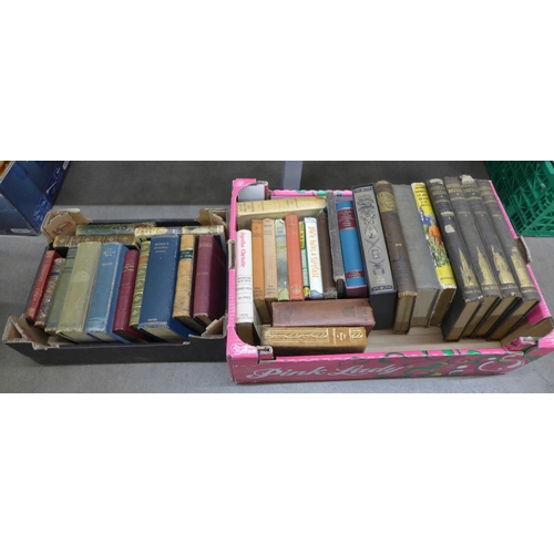 1150 - Two boxes of 19th and 20th Century books **PLEASE NOTE THIS LOT IS NOT ELIGIBLE FOR POSTING AND PACK... 