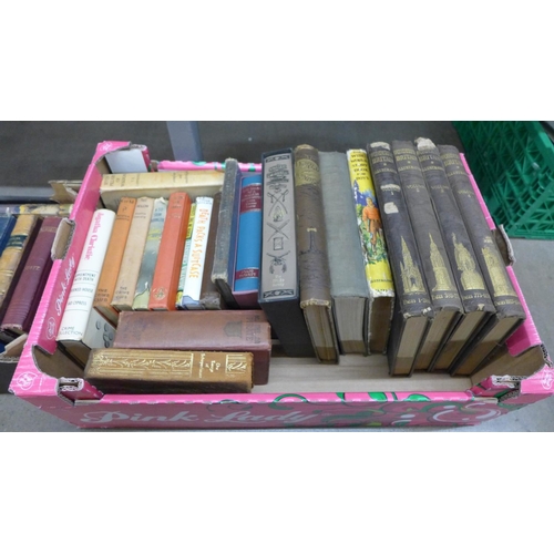 1150 - Two boxes of 19th and 20th Century books **PLEASE NOTE THIS LOT IS NOT ELIGIBLE FOR POSTING AND PACK... 