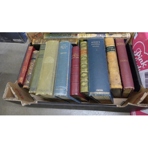 1150 - Two boxes of 19th and 20th Century books **PLEASE NOTE THIS LOT IS NOT ELIGIBLE FOR POSTING AND PACK... 