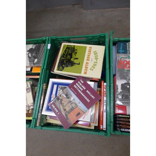 1151 - Four boxes of railway related books **PLEASE NOTE THIS LOT IS NOT ELIGIBLE FOR POSTING AND PACKING**