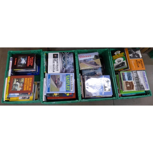 1152 - Four boxes of railway related books **PLEASE NOTE THIS LOT IS NOT ELIGIBLE FOR POSTING AND PACKING**