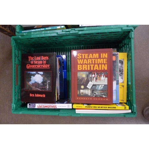 1152 - Four boxes of railway related books **PLEASE NOTE THIS LOT IS NOT ELIGIBLE FOR POSTING AND PACKING**