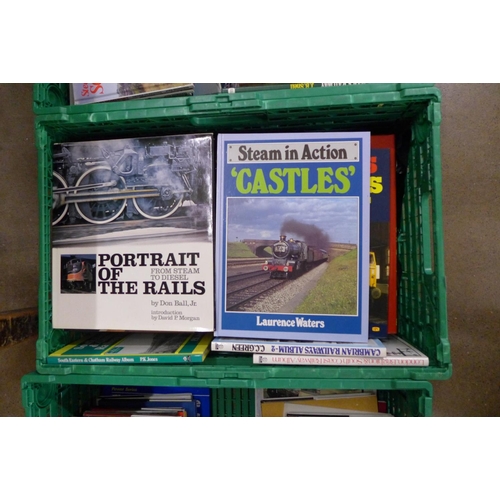 1152 - Four boxes of railway related books **PLEASE NOTE THIS LOT IS NOT ELIGIBLE FOR POSTING AND PACKING**