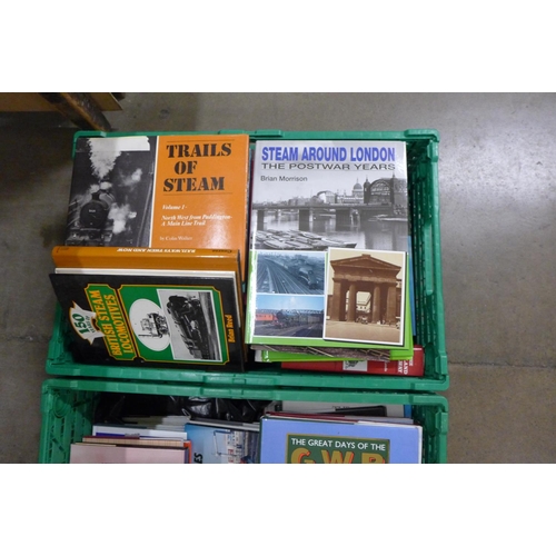 1152 - Four boxes of railway related books **PLEASE NOTE THIS LOT IS NOT ELIGIBLE FOR POSTING AND PACKING**